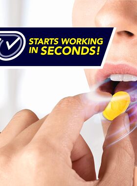 Vicks - VapoCool强效缓解咽喉不适超强薄荷润喉糖 冬霜味 45片