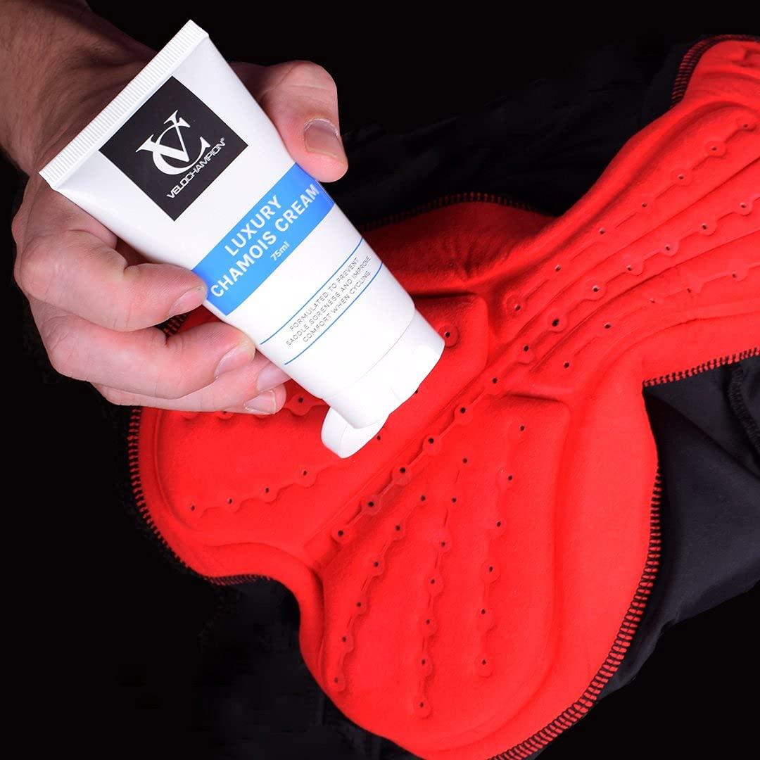 VeloChampion美国男女通用骑行跑步豪华麂皮膏素食护垫霜防摩擦膏