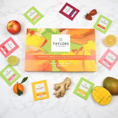 Taylors of Harrogate - 经典绿茶和花草综合茶系列套装 48袋装