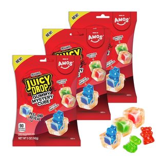 Juicy Drop什锦果味多汁神秘动物方块软糖动物造型二合一趣味糖果