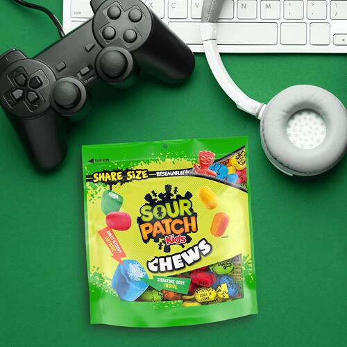 SOUR PATCH-美国酸补丁小子酸夹心先甜后酸耐嚼软糖糖果零食230g