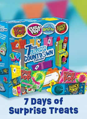 Bazooka-美国进口糖果礼盒戒指口红奶瓶9支组合儿童成人聚会礼物