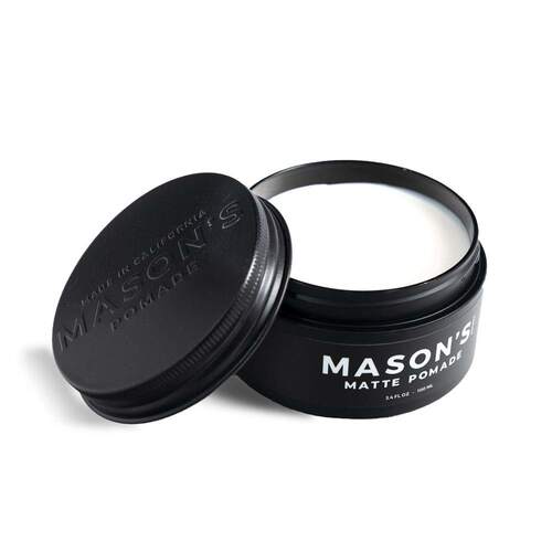 Mason's Pomade男士发蜡中等强效哑光自然芦荟生物素发油纹理造型