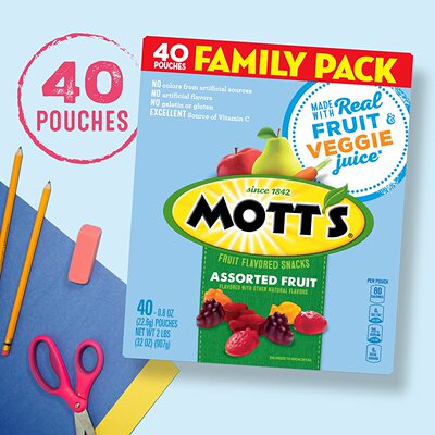 Mott's水果味零食软糖水果蔬菜