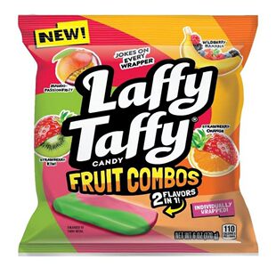 Laffy Taffy - 拉菲太妃糖美味水果混合口味独立包装迷你棒170g