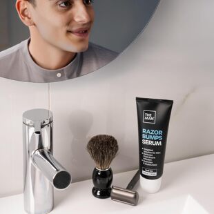 The Man-男士剃须刀肿块精华液内生毛发护理面部身体剃须护理滚珠