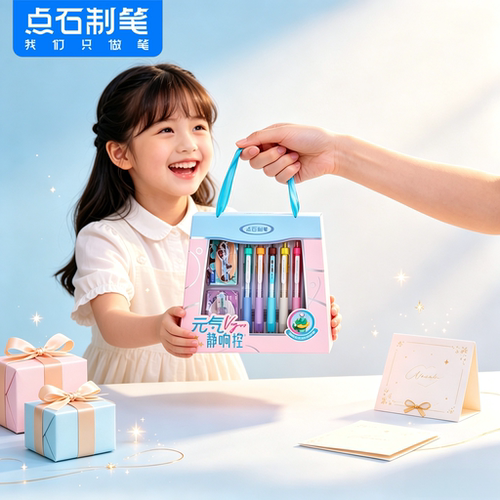 点石新品升学礼物速干中性笔礼盒