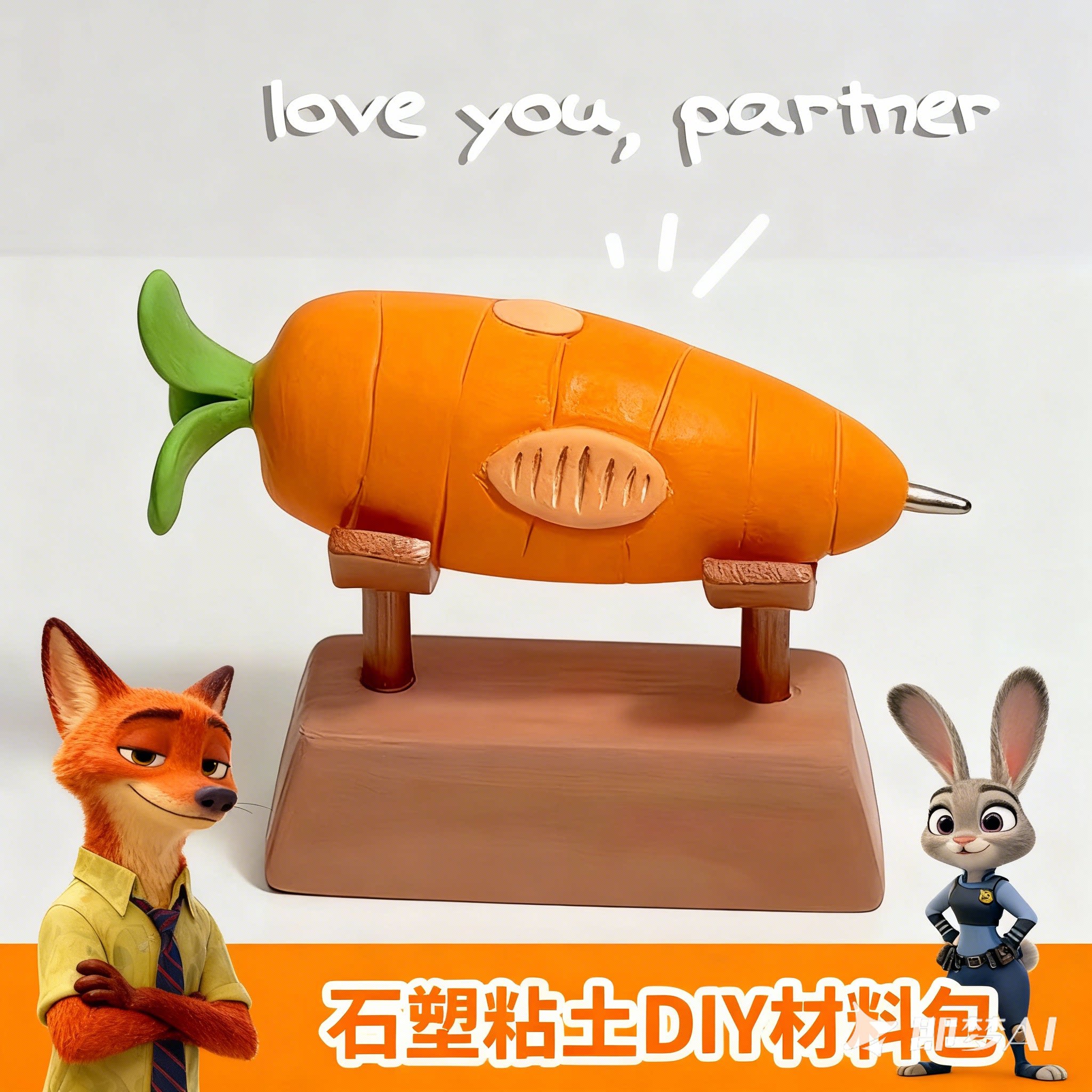 石塑黏土diy材料包陶泥黏土图片