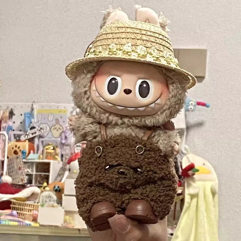 盲盒挂件labubu夏日娃衣