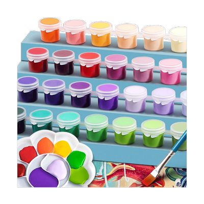 石膏娃娃涂色丙烯颜料套装