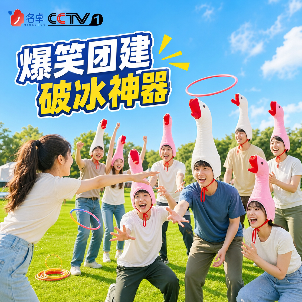 套大鹅游戏道具团建拓展爆笑节日图片