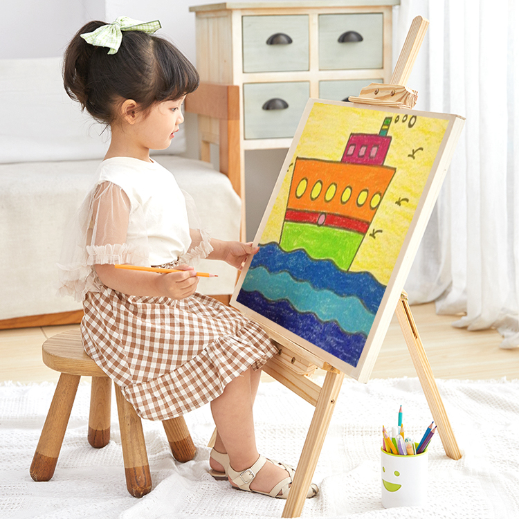 迎宾牌展示架实木KT板展示架