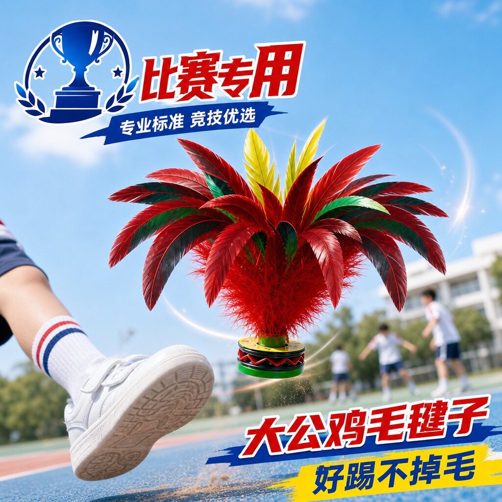 【央妈力荐】学生专用鸡毛毽子