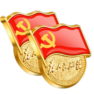 党徽强磁标准型2025新款磁吸党徽正版胸针胸章高档标准型党员徽章蝴蝶扣别针加厚大磁扣吸铁石强力双面大磁铁