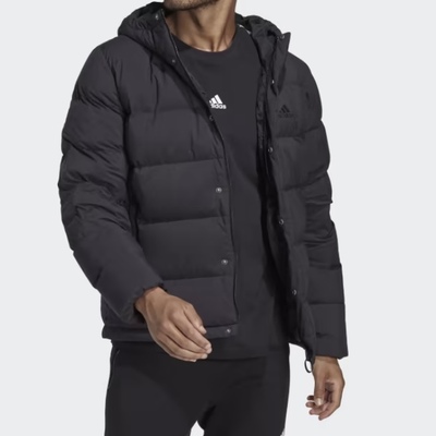 阿迪达斯Adidas Helionic男子舒适保暖连帽休闲长袖羽绒服HN5640