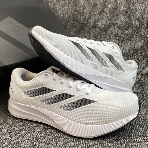 Adidas阿迪达斯Duramo RC男女低帮透气训练备赛防滑跑步鞋ID2702