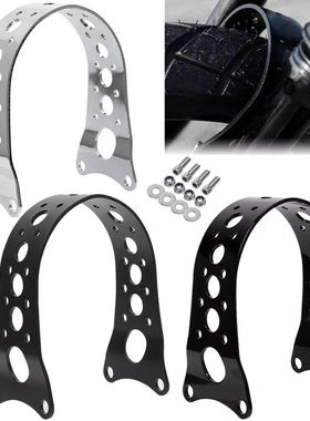 哈雷摩托车适用哈雷XL 883 1200l挡泥板前叉支架挡泥追踪器窄版