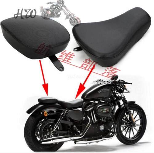 材质：高质量皮革。适用车型：XL1200X /X48 2010-2015年 XL1200V/XL72 2012-2015年 只配备后坐垫中间螺丝，其余不配螺丝。