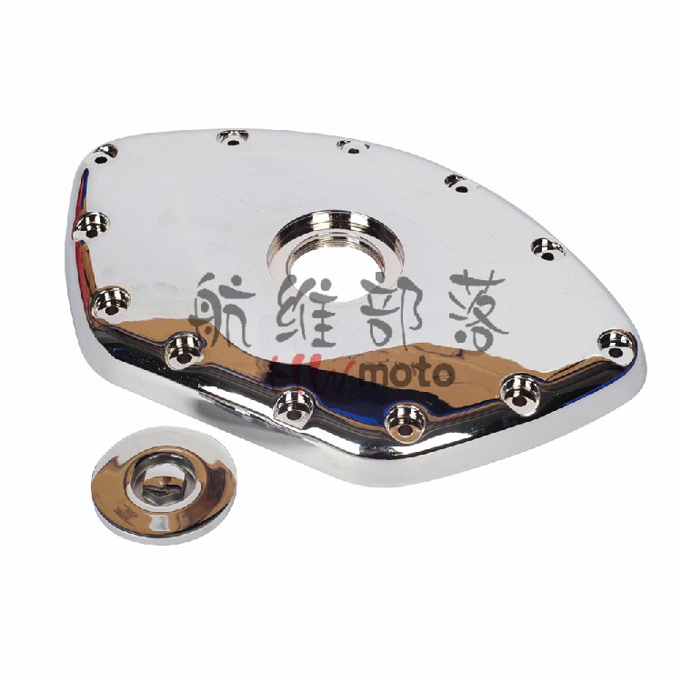 适用金翼GL1800 F6B 01-17改装触发盖磁电机发动机边盖电镀