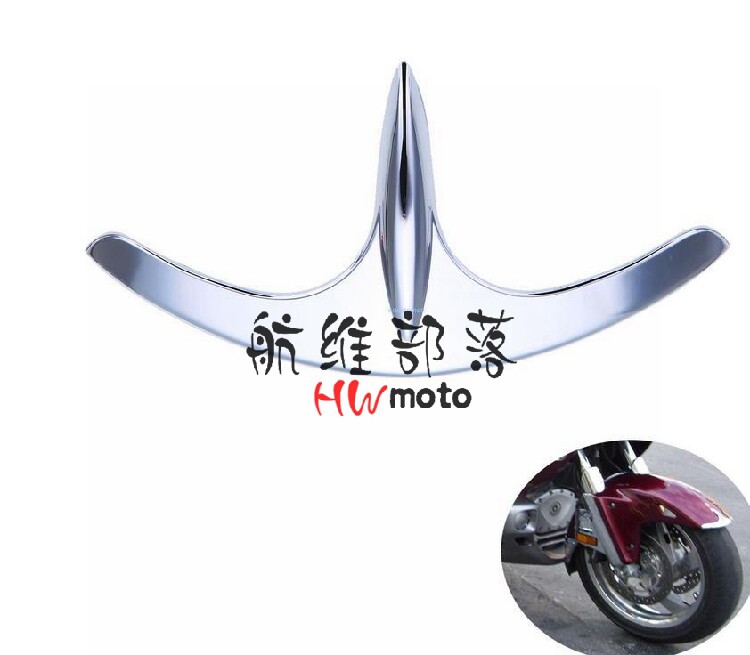 适用金翼GL1800 F6B 01-17年 改装挡泥板 镀铬装饰条装饰件