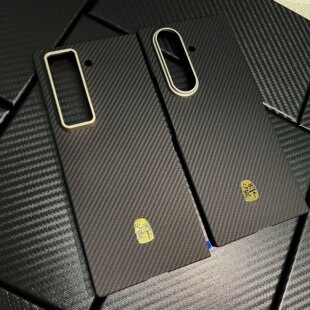 Fold7官方同款 手机壳保护壳W26支持磁吸功能Z 超薄碳纤维手机壳 同款 适用三星W25心系天下凯夫拉手壳W26原装