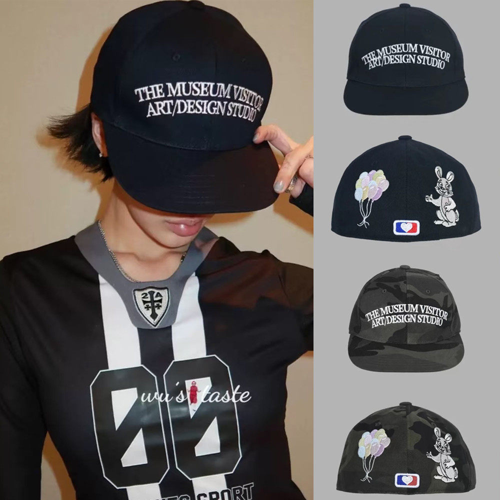 韩国themuseumvisitor字母兔子气球刺绣棒球帽女鸭舌帽迷彩帽子男,服饰配件/皮带/帽子/围巾,帽子,淘宝优惠券,粉丝福利购,淘宝优惠卷
