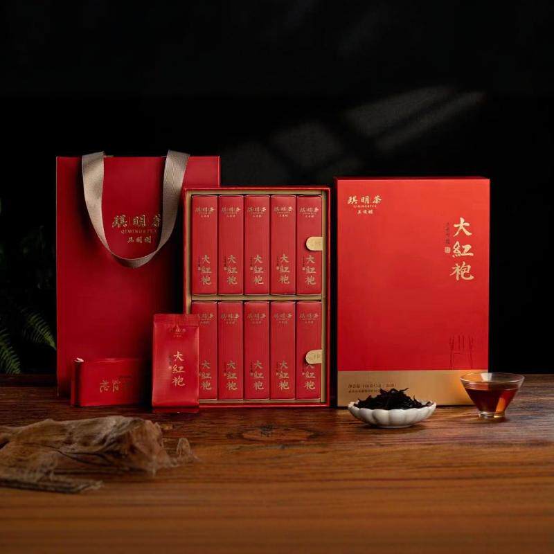 琪明茶叶传香大红袍王顺明武夷岩茶乌龙茶独立小泡5g*20泡