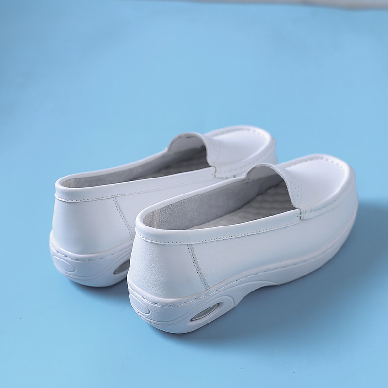 气垫护士鞋女春秋款软底透气平底不累脚防滑防臭厚底增高护士专用