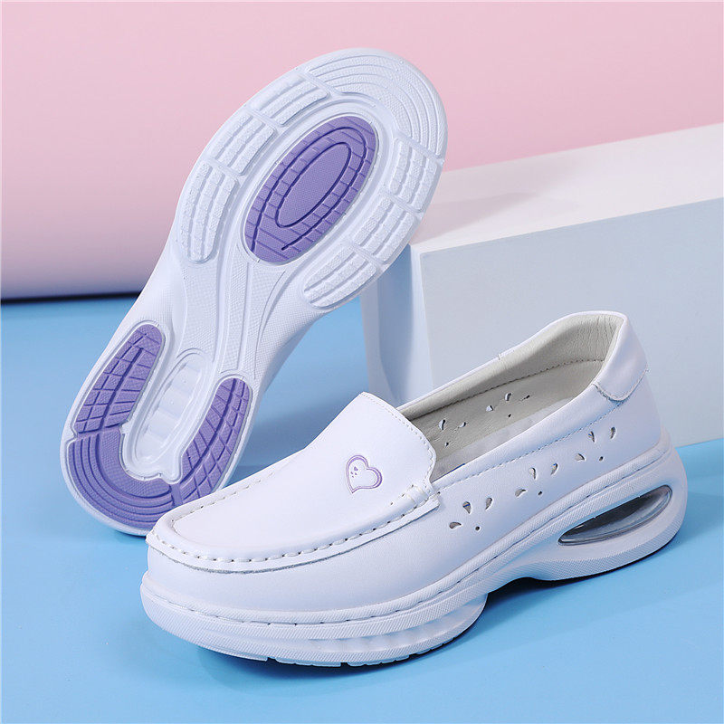 幕思登护士鞋女舒适防滑软底不累脚镂空夏秋季透气防臭医护工作鞋