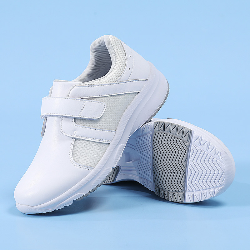 护士鞋女春夏季透气软底不累脚防滑防臭魔术贴医院专用工作鞋新款