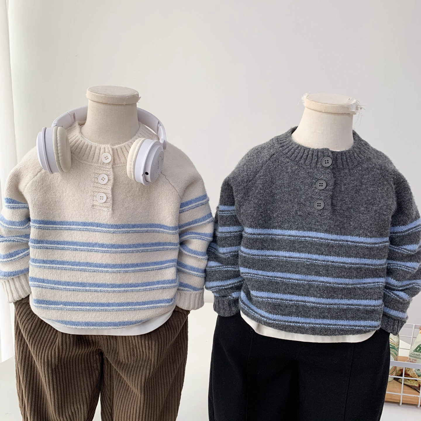 英国DHWA男童秋冬针织衫