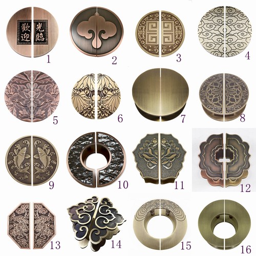 古铜色半圆形大门拉手定制门把手