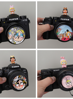 哭娃相机镜头盖热靴适用M50佳能R50富士XT50XM5尼康Z30索尼ZVE-10