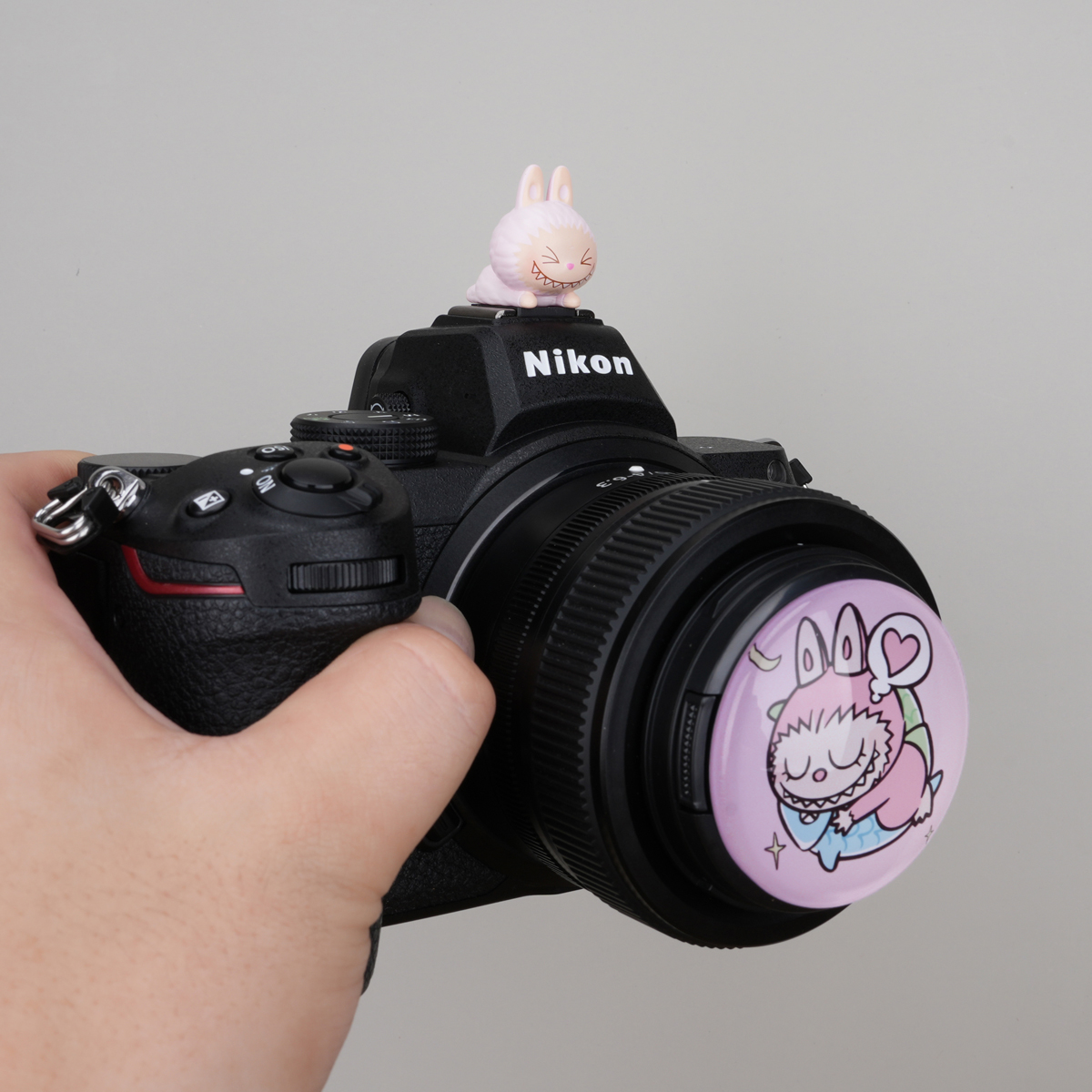 泡泡玛特拉布布精灵镜头盖热靴