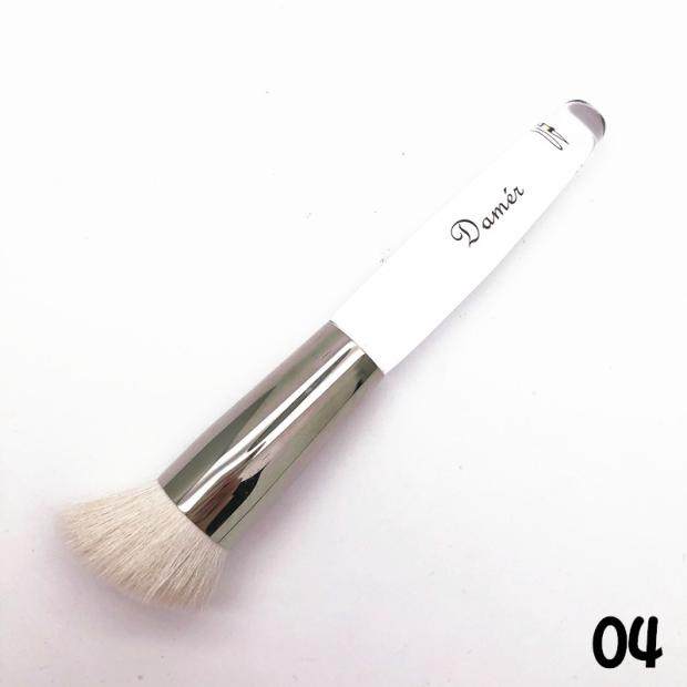 雨潼CW系列-04 羊毛斜平头粉饼蜜粉饼上妆刷粉底刷取粉力好小刷头