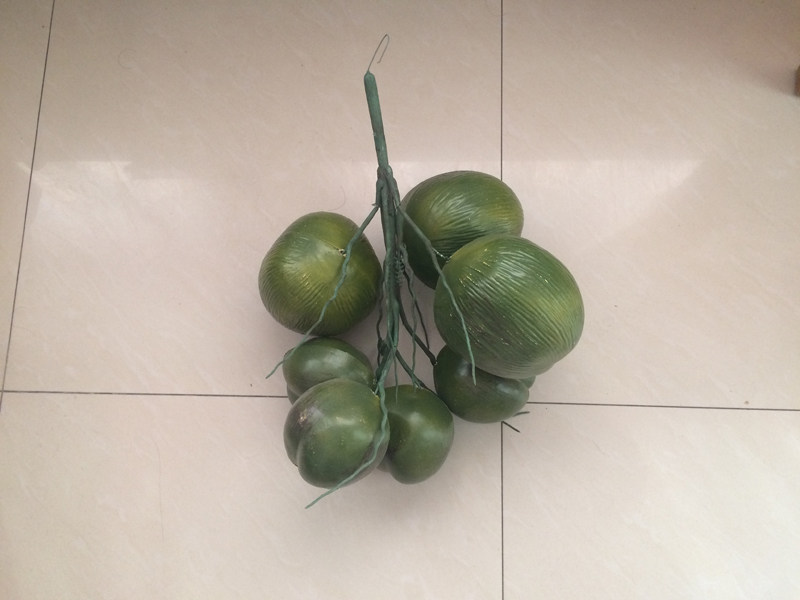 仿真椰果 塑料假椰子果 仿真蔬果西欧风情热带仿真水果串厂家直销