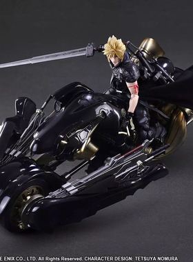 CC国际正版现货Square Enix 最终幻想7 FF7 克劳德 芬里尔狼 手办