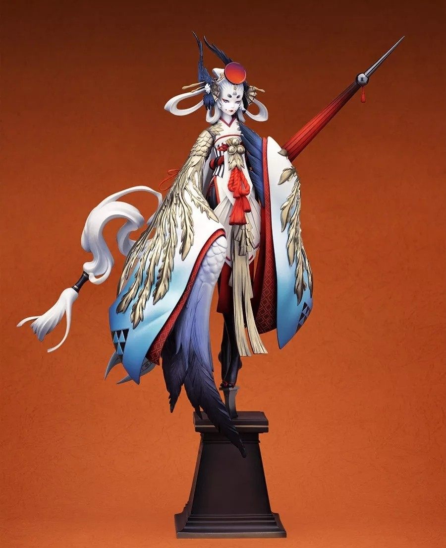 hobbymax 官方正版现货 阴阳师手游 姑获鸟 姑姑 金銮鹤羽 手办