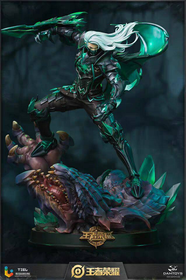 猎兽兰陵王雕像手办正版现货