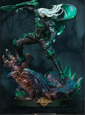 Cc 正版 现货 手办王者荣耀 DAMTOYS 暗隐猎兽者 兰陵王 雕像