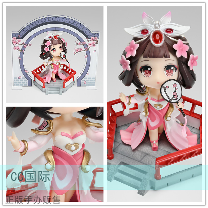 xh官方正版现货 游园惊梦甄姬q版手办 荣耀典藏版