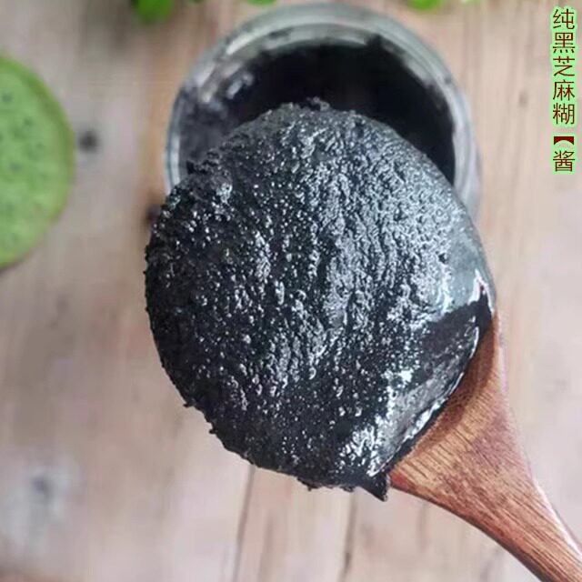 乡下人|黑芝麻糊芝麻酱传统手工现炒现磨安心杂粮 - 实物图