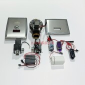 适配科洁KETCH感应小便器蹲便器面板电磁阀阀体电源电池6V冲水阀