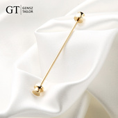 绅诚帝国领衬衫 领棒礼盒装 领针男 领针领饰结婚领口夹衬衫