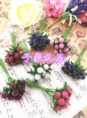 diy手工拍照道具仿真花水晶头饰