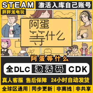 CDKey全DLC国区入库游戏 Waiting激活码 Steam正版 阿蛋等什么While
