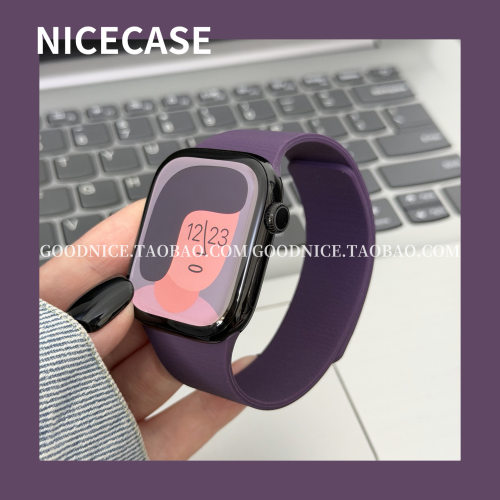 2026新款高级感新梅子磁吸表带适用s11苹果iwatchs10时髦se/ultra