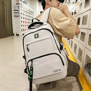 青少年初中生书包2024新款男生潮流高中生高颜值大容量中学生男款