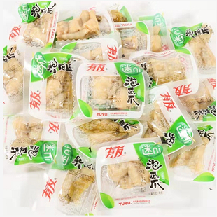 有友泡椒凤爪山椒味剁椒鸡爪子独立小包装开袋即食散称零食下酒菜