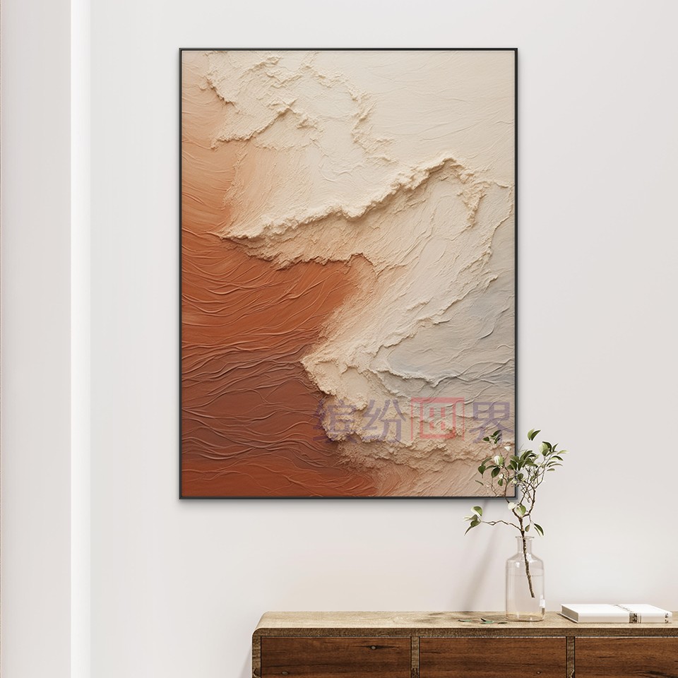 现代简约客厅装饰画玄关背景墙